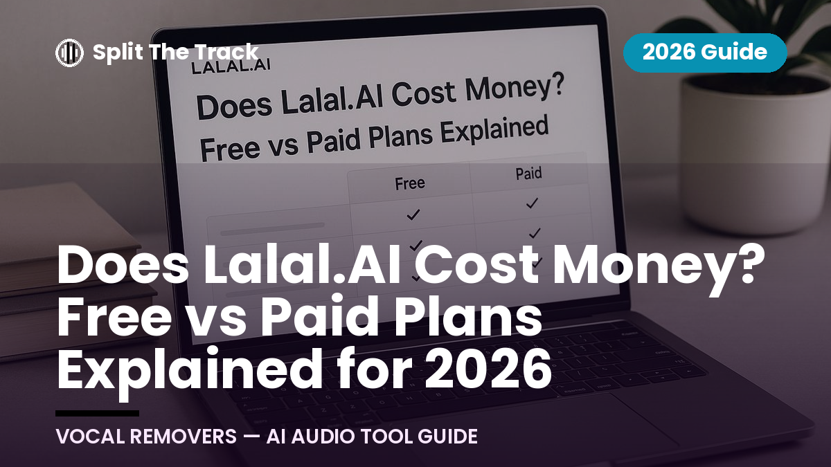 Does Lalal.AI Cost Money? Free vs Paid Plans Explained for 2026
