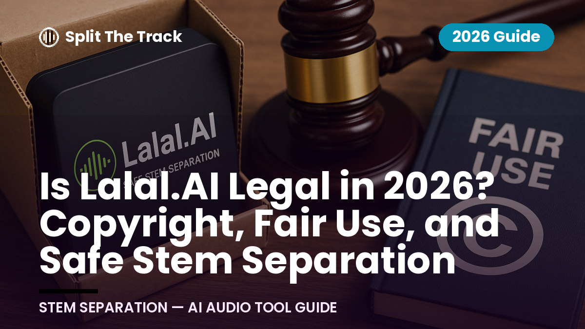 Is Lalal.AI Legal in 2026? Copyright, Fair Use, and Safe Stem Separation