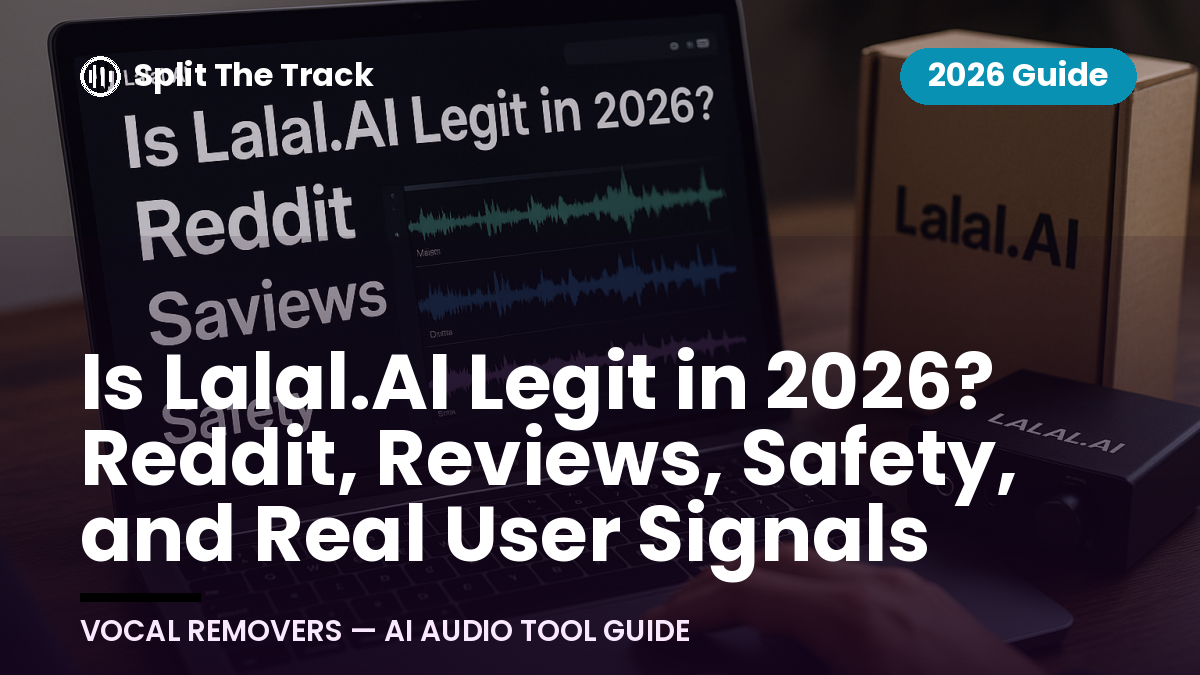 Is Lalal.AI Legit in 2026? Reddit, Reviews, Safety, and Real User Signals