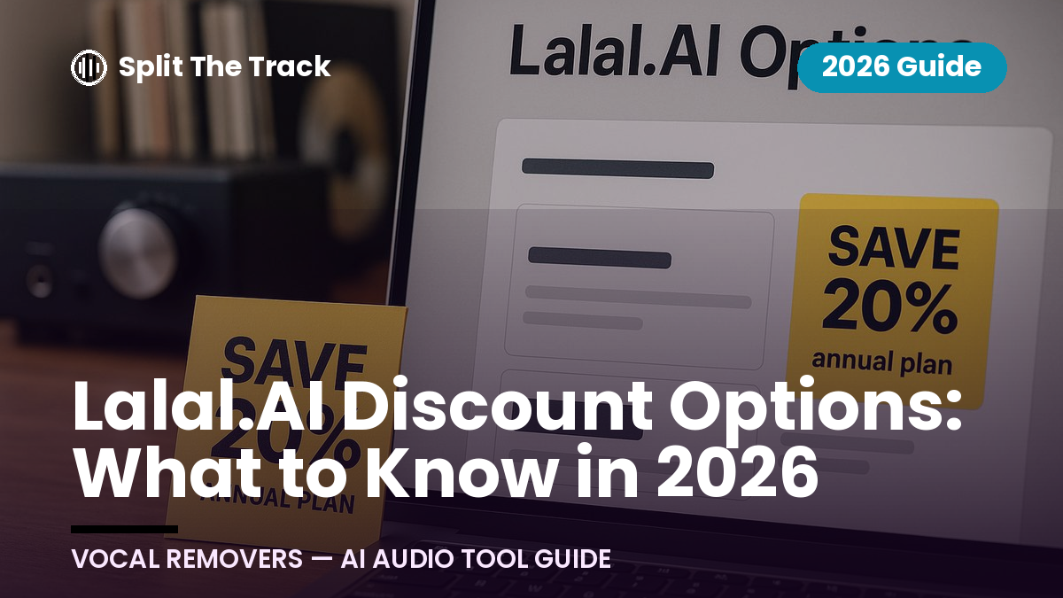 Lalal.AI Discount Options: What to Know in 2026
