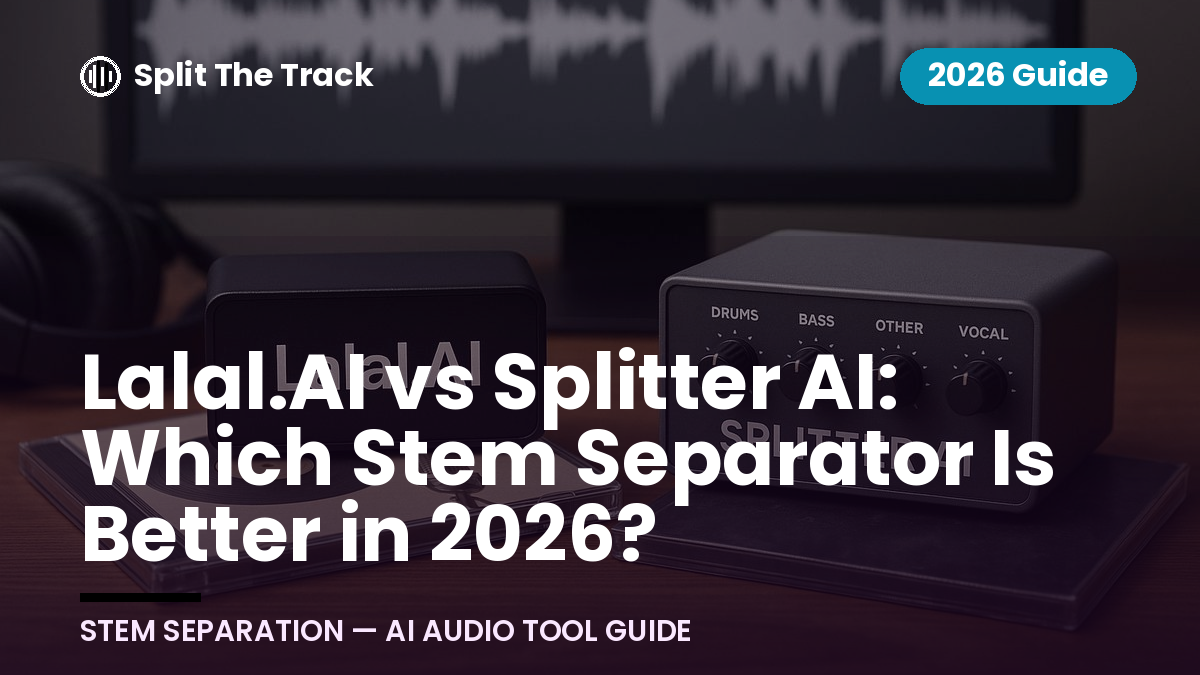 Lalal.AI vs Splitter AI: Which Stem Separator Is Better in 2026?